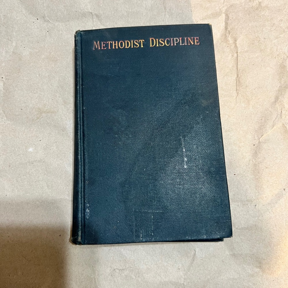 Methodist Episcopal Church 1904 Doctrines and Discipline‎ Book Blue Antique